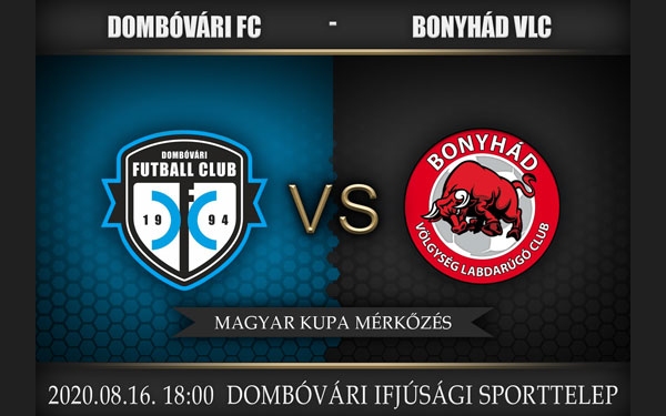 A Bonyhád csapatát fogadja a Dombóvár FC vasárnap