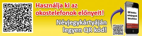 QR kódos névjegykártya