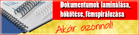 Hőkötés, fémspirálozás 468x120