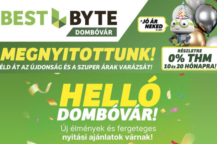 A BestByte legújabb, heti ajánlata Dombóváron
