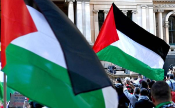 Izraeli-palesztin - Mintegy kétezren tüntettek Szarajevóban Palesztina mellett