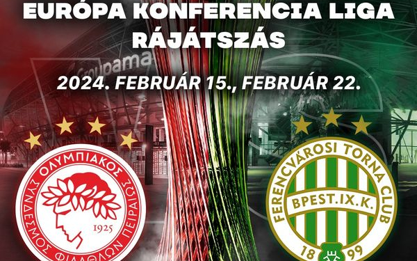 Konferencia-liga - Az Olimpiakosszal találkozik a Ferencváros