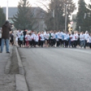 Szilveszteri futás Dombóváron: bemelegítés és start 2011.12.31.