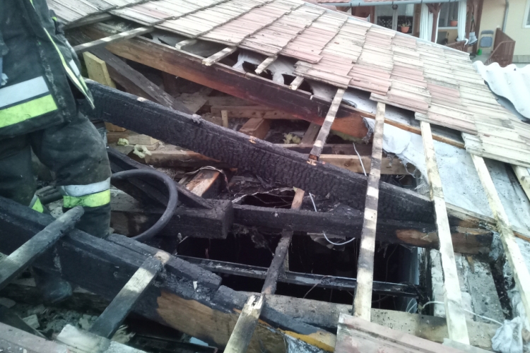 Tűzeset volt egy dombóvári lakóháznál