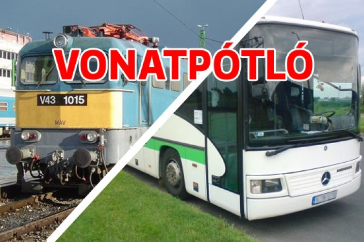 Pótlóbuszok járnak a Budapest–Pusztaszabolcs–Pécs vonalon pályafelújítás miatt