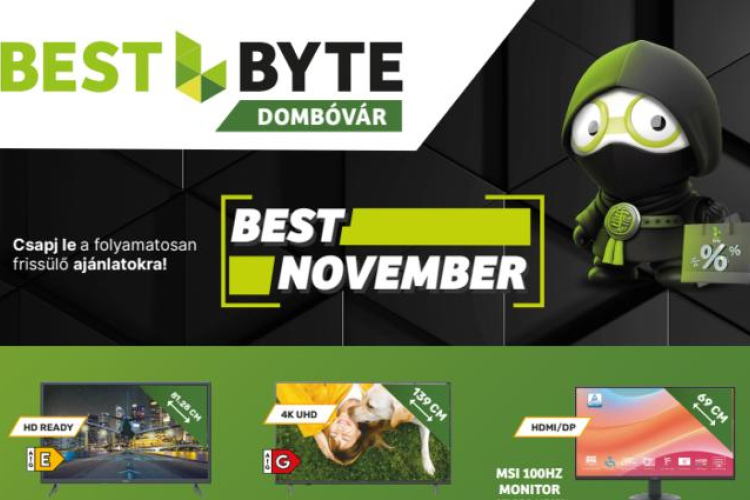 A BestByte Dombóvár legújabb ajánlatai