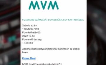 MVM Next: adathalász csalók ismét hamis gázszámla-értesítőket küldenek