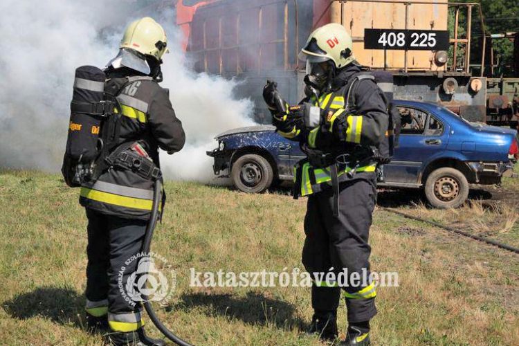 Baleset és klórszivárgás a pályaudvaron – a gyakorlat szerint