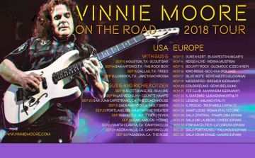Először lép fel Budapesten Vinnie Moore, az UFO gitárosa