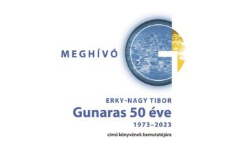 Május 28-án mutatják be Erky-Nagy Tibor Gunaras 50 éve című könyvét