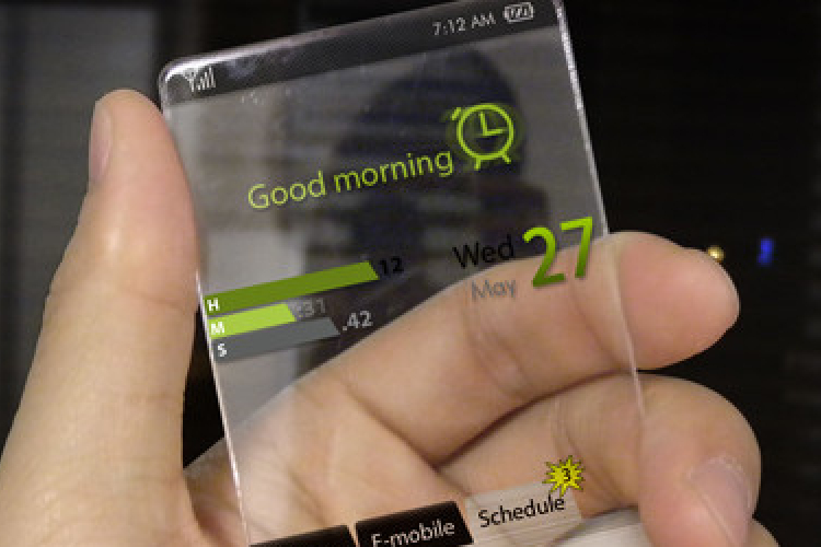 Átlátszó mobiltelefont fejlesztettek ki Tajvanon